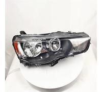 PSRRGZTM Headlight assembly Compatible With Mitsubishi For Outlander 2007 2008 2010 2010-2015 Car Halogen Headlight Assembly DRL Turn Signal Lamp OEM Style Front Headlamp Bulb Socket(10-15 right)