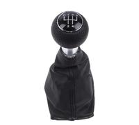PSRRGZTM Lever Stick Head Compatible with A3 S3 2000 2001 2002 2003 5 Speed Black Gear Shift Knob with PU Boot Car Accessories