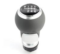 PSRRGZTM Lever Stick Head Compatible with A6 C6 2004 2005 2006 2007 2008 2009 2010 2011 2012 6 Speed Gear Shift Knob Car Accessories Grey