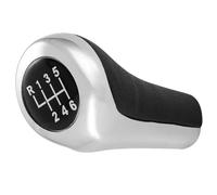 PSRRGZTM Lever Stick Head Compatible with BMW for 6 Series E63 for X1 E84 X3 E83 X5 E53 Matt Chromed Gear Shift Knob 5/6 Speed(6 Speed)