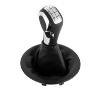 PSRRGZTM Lever Stick Head Compatible with Peugeot for Partner 2008-2026 5 Speed Gear Shift Knob+Gaiter PU Car Interior Accessories(Model b)