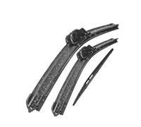 PSRRGZTM Windscreen Wipers Compatible With Nissan For Note MK1 2004-2013 Wiper Front Rear Wiper Blades Set Kit Windshield Windscreen Window Brush 24"+14"+12"