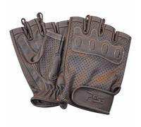 Prime Sports Shop Ultimate Premium Quality Fingerless Motorbike Sports Outdoor Gym Fitness Training Fashion Bus Driving Wheel Chair Cycling Retro Racer Gloves 318 (318 Brown, L)