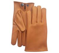 PSS Leather Ultimate Premium Class Winter Warm Comfortable Men's Classic Slim Fit Fashion Dress Driving gloves Real Genuine Sheep Leather 084 (Tan, M)