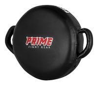 PSS PU Leather Strike Boxing Pads for Punching, Kicking, Martial Arts, Karate, Taekwondo, Focus Target Shield, Round Pad, Muay Thai Training Equipment, Unisex (Black)