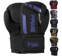 PSS PU Matt Leather Kids Boxing Gloves 4oz, 6oz, 8oz Punching bag MMA Muay Thai for Fighting, Aggressive & Kickboxing junior Sparring junior Training Gloves 1025 (1025 Purple, 8 oz)