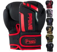 PSS PU Matt Leather Kids Boxing Gloves 4oz, 6oz, 8oz Punching bag MMA Muay Thai for Fighting, Aggressive & Kickboxing junior Sparring junior Training Gloves 1025 (1025 Red, 6 oz)