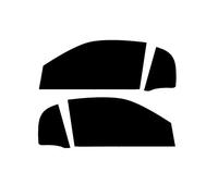 PSSC Pre Cut Front Car Window Films for Smart Fortwo 2007-2014 5% Very Dark Limo Tint