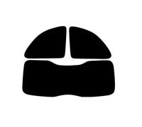 PSSC Window Film Pre Cut Car Auto Front 70% Rear No Tint Kit Compatible with Fiat 500 3 Door Hatchback 2007-2011