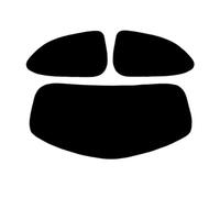 PSSC Window Film Pre Cut Car Auto Front No Tint Rear 20% Kit Compatible with Mazda 2 3 Door Hatchback 2008-2012