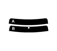 PSSC Window Film Pre Cut Sun Strip Car Auto Tint Compatible with Hyundai i10 5 Door Hatch 2008-2016