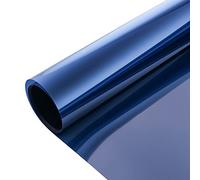 PSSC Window Film Reflective One Way Glass Privacy Solar Tint Self-Adhesive Dark Blue 4m x 750mm