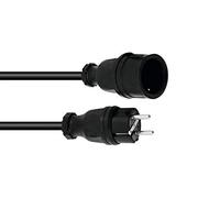 PSSO Extension 3 x 1.5 20 m Black Power Lead | The Extension for Event Technology