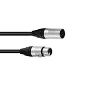 PSSO Neutrik DMX Cable XLR 5-Pin 10 m SW High-Quality DMX Cable