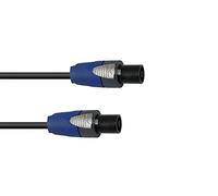 PSSO Speakon Speaker Cable 2 x 2.5 mm 5 m Black High-Quality Speaker Cable