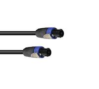 PSSO Speakon Speaker Cable 4 x 2.5 mm 20 m Black Speaker Cable