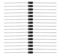 Pssopp 100Pcs 1N4007 Rectifier Diode, High Voltage 1000V 1A Large Capacity Aluminum Silicon Material Replacement Part