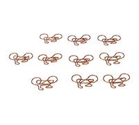 Pssopp 100Pcs Funny Paper Clips, Clips Process for Offices Home School Document Classification 100Pcs Funny Paper, Rustproof Electroplating Bike Shape Paperclips Nan