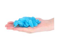 Pssopp 100Pcs Luminous Stone, Polystyrene Fluorescent Decor, Aquatic and Garden Decoration for Indoor and Outdoor Use (Blue)