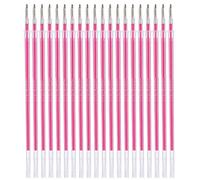 Pssopp 100Pcs Red Heat Erasable Pens Refill, Fabric High Temperature Disappearing Pens Refill Fabric Marker Pen Set for Fabric Quilting Sewing Dressmaking