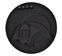 Pssopp 10PCS Drum Silencer Set Rubber Foam Drum Mute Pads 5 Mm Thickness for Quiet Practice on Kit and Cymbals Includes 5 Pads 3 Cymbal Mutes for Drummers
