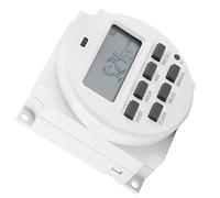 Pssopp 12V DC Digital Timer, Programmable Smart Control Switch for Household Appliances, Energy Saving, Easy to Use, Ideal for Lighting and Watering