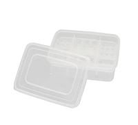 Pssopp 16 Grids Reptile Breeding Box, Reptile Incubator for Hatching Eggs with High Hatching Rate, Professional Plastic Breeder Box for Snakes, Lizards, Turtles, Transparent and Reusable