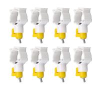 Pssopp 20pcs Chicken Water Nipples,High Strength Ball Valve Automatic Drinking Nipples for Poultry with Versatile Application, Easy Installation for Chicken Water Animal