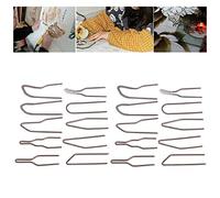 Pssopp 20Pcs Pyrography Wire Tips Wire Nibs Pyrography Wire Tip Replacement Wood Burning Tips for Wood Burning Machine