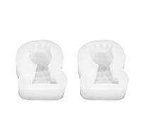 Pssopp 2Pcs Lion Silicone Mold, Fondant & Gum Paste Molds 3D Animal Mold for DIY Fondant Cake Baking Decorating Candles Craft 2Pcs Lion Silicone, Heat Cake