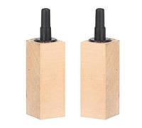 Pssopp 2Pcs/Set Natural Wooden Air Bubble Stone Diffuser Air Pump Accessories Air Stone Cylinder Fine Bubbles for Aquarium Fish Tank (S)