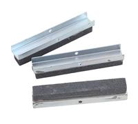 Pssopp 3 Jaw Cylinder Hone Stone 3 Piece 4 Inch Metal and Grinding Stone Replacement Set Adjustable Engine Cylinder Honing Tool for Engine Repair and Maintenance (2in)
