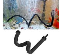 Pssopp 30cm Bendable Plastic Wall Mount Aquarium Air Bubble Bar - Fish Tank Air Diffuser with Air Stone for Oxygen Release and Bubble Aeration
