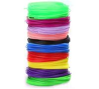 Pssopp 3D Pin Refill Pla 10.9yd Sorted Colors Fast Shape Pressure Pen Filament for Creative People 20 Rolls