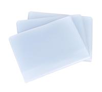 Pssopp 3Pcs Plastic Wallet Inserts, Large Capacity Transparent PVC Credit Card Holder Ideal for Family Travel Business Card Preservation