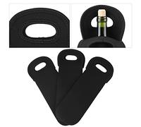 Pssopp 3pcs Wine Carrier Tote Bag, Neoprene Wine Cooler Bag Ideal for Single Red Wine Bottle Protection Keep Your 3pcs Cooler Fridge Planner Covers Undeniably Chic