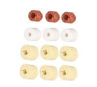 Pssopp 4 in 1 Aquarium Filter Media 12 Pack Biological Filter Media for Fish Tank Pond with Natural Sand Gravel Soil Mixture Decoration