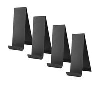 Pssopp 4 Pack Metal Brochure Holder Carbon Steel Brochure Display Stand Vertical Tabletop Design Fits 8.5 X 11 in Booklets Menus for Stores Trade Shows Offices