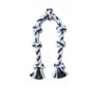 Pssopp 41 Inch Dog Rope Toy, 6 Knots Indestructible Natural Cotton Rope Tug Toy for Large Dogs Aggressive Chewers Health