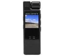 Pssopp 4K HD 180¡ã Rotating Lens Body Worn Camera for Law Enforcement with WiFi Connection and Night for Outdoor Cycling Wearable Video Recorder