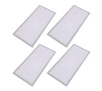 Pssopp 4pcs Magnetic Floor Vent Covers Rectangle 5.5x12 Inch Magnetic Vent Covers for Home Strong PVC Mesh Screen with Easy Install for Ceiling Wall Floor (White)