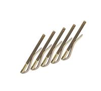 Pssopp 5 Pcs Money Clamp/Holder, Expand Space Metal Wallet Clamp/Holder, Spring Money Holder Wallet Stable Cash, Available in Four Colors for Choice: Antique Brushed, Black, Golden, Bronze,