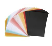 Pssopp 50 Sheets Coloured Vellum Paper A5 5.9 x 8.3 inch Translucent Printable Paper for Printing, Tracing, Drawing, Sketching, Wedding Invitations, DIY Crafts