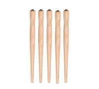 Pssopp 5PCS Calligraphy Nib Holder Sandalwood Dip Pen Holder Comic Pen Nibs Holder for Beginners(wood color penholders)