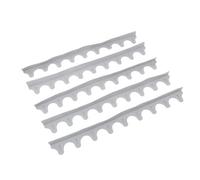 Pssopp 5Pcs Kitchen Stove Covers, Accessories Guard Soft Silicone Oven Fillers Cooktop Trim Kit for Countertop Protection 5Pcs Kitchen Stove Covers, (Grey)