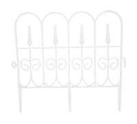 Pssopp 5Pcs Lawn Garden Edging Border, Decorative Landscape Edging Ornamental Fence for Path Landscape Dividers Decor (51x58cm)