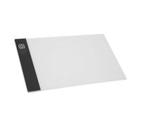 Pssopp A5 USB LED Copy Board, 3 Level Dimming Flicker Free Thin Lightweight Tracing Light Box with Strengthened Safety Optical Glass for Drawing Animation Sketching