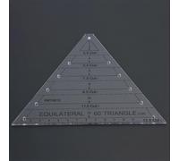 Pssopp Acrylic Ruler High Transparency Original Scale Tailor Maker Ruler with Stop Stitching Point for Quilting Sewing Crafting