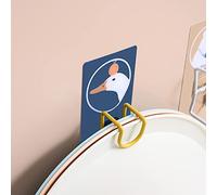 Pssopp Adhesive Stainless Steel Towel Rack for Renters (Kaka Duck)