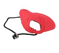 Pssopp Adjustable Pet Sun Hat with Wide Brim and Ear Holes for Outdoor Adventures with Your Dog (M)
